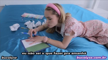aproveitou a ausência da esposa pra dar um trato na enteada