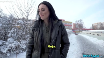 um golpe na neve